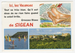 {57856} 11 Aude Sigean , Multivues ; Sur La Route Des étangs - Sigean