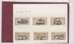 Germania Berlino -  - 6 Stamps**  Trasporti - Bus