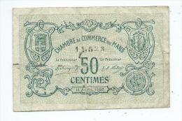 Chambre De Commerce Du Mans 50 Centimes - Cámara De Comercio