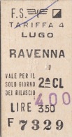 LUGO /  RAVENNA _  Biglietto - Europa