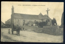 Cpa  Du 22 Boqueho L' église Et La Mairie       SEPT15 - Châtelaudren