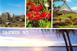 Darwin, Northern Territory Multiview - National View P 9027 - 2 Unused - Darwin