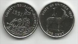 Eritrea 1 Cent 1997. UNC - Erythrée