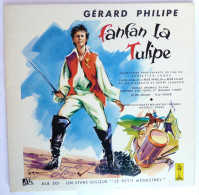 Disque Vinyle 33T 25 Cm FANFAN LA TULIPE Gérard Philipe - ADES ALB 301 1954 ILLUSTRATIONS J PECNARD - Disques & CD