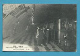 CPA 454 - Vue Intérieure D'une Gare Souterraine Du Métropolitain  PARIS - Metro, Stations