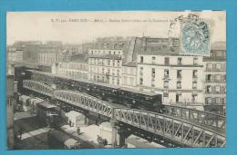 CPA 330 - Métro Station Aubervilliers Sur Le Boulevard De La Villette PARIS XIXème - Metro, Stations