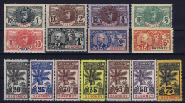 Dahomey Yv Nr  18 - 32   MH/* Avec  Charnière - Unused Stamps