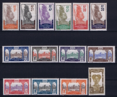 Gabon Yv Nr 33 - 46 MH/* Avec  Charnière  2 C + 1 F Gumfold - Unused Stamps