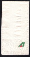 # ALITALIA Etihad Serviette Towel Giveaway Advert Cadeaux Geschenke Luftfahrt Airlines Aviation Aereo Avion - Reclamegeschenk