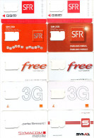 CARTES GSM/SIM  *Squelettes (lot De 24) - Voorafbetaalde Kaarten: Gsm