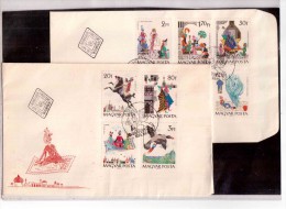 FDC491   -   BUDAPEST   15.12.1965   /   MICHEL NR.  2184/2192 - Fairy Tales, Popular Stories & Legends