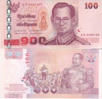 THAILAND  New 100 Baht    New Signature   New Reverse    UNC - Tailandia