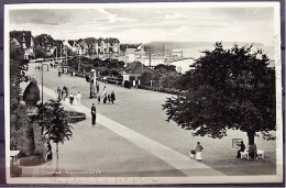 Alte Karte "Ostseebad Warnemünde - Promenade"  1935 - Rostock