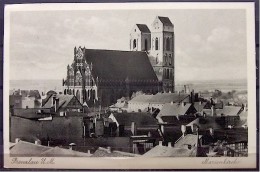 Alte Karte "PRENZLAU U.M. - Marienkirche"  1939 - Prenzlau