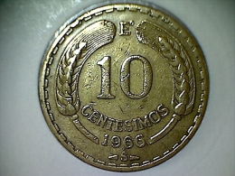 Chile 10 Centesimos 1966 - Chile