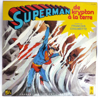 Disque Vinyle 33T SUPERMAN De Krypton à La Terre -  ADES PM 10516 1980 Pochette Nadine Forster - Schallplatten & CD