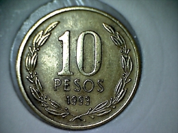 Chile 10 Pesos 1993 - Cile