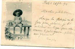 PECHE AUX GRENOUILLES  PETIT GARCON.ECRITE EN 1899. - Sonstige