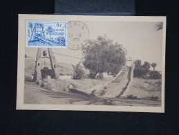 FRANCE - FEZZAN - Carte Maximum Du Puits à Gorda En 1951- à Voir - Lot P9358 - Storia Postale