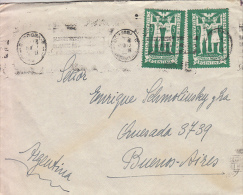 27192- YOUTH CRUSADE FOR WORLD PEACE, STAMPS ON COVER, 1947, ARGENTINA - Briefe U. Dokumente