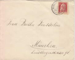 27243- PRINCE LUITSPOLD, BAYERN-BAVARIA, STAMPS ON COVER, 1912, GERMANY - Storia Postale