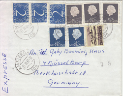 27300- QUEEN JULIANA, SHIPS, STAMPS ON COVER, 1969, NETHERLANDS - Brieven En Documenten