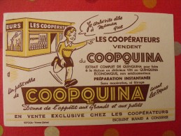 Buvard Coopquina Quinquina Vin Coopérative Coopérateurs . Vers 1950. - C