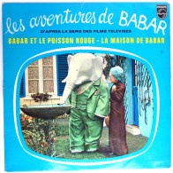 Rare Disque Vinyle 33T LES AVENTURES DE BABAR ET LE POISSON ROUGE ORTF - PHILIPS 849465 BY 1962 - Discos & CD