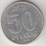 *DDR 50 Pfennig 1968 A  Km 3  Xf - 50 Pfennig