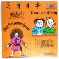 RARE Disque Vinyle 33T WILHELM BUSCH MAX UND MORITZ DER STRUWWELPETER - EUROPA E134 197? - Schallplatten & CD