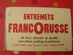 Buvard Entremets Francorusse.  Vers 1950. - F