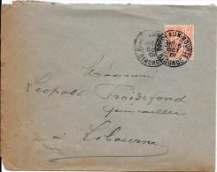 Lsc Affranchie Par Yvert N°117 En Octobre 1901 Oblitéré Cad Type 84 Bordeaux Bourse   Lot6905 - 1900-02 Mouchon