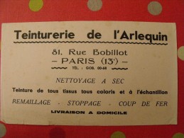 Buvard Teinturerie De L'arlequin. Paris. Vers 1950 - T