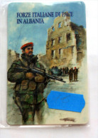 1998 - PREPAID CARD ATW FOR MILITARY ITALIAN PEACE KEEPING FORCES IN ALBANIA - Armée