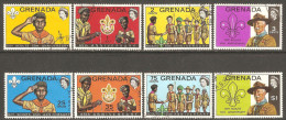 Grenada 1972 Mi# 488-495 Used - Boy Scouts, 65th Anniversary - Grenada (...-1974)