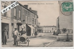 79 -Deux Sèvres _ Champdeniers _ Rue De Genève (transport De Barrique ) - Champdeniers Saint Denis