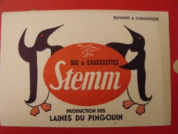 Buvard Bas Et Chaussettes Stemm. Laines Du Pingouin.. Vers 1950 - S