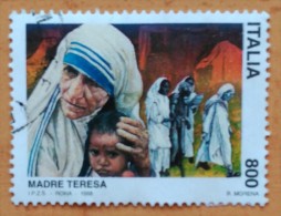 ITALIA 1991. MADRE TERESA DE CÁLCUTA. USADO - USED. - Moeder Teresa