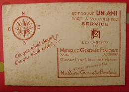 Buvard Mutuelle Générale Française. Assurances. Vers 1950 - Bank & Insurance