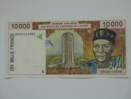 10 000 Dix Mille Francs  - SENEGAL - Banque Centrale Des états De L´Afrique De L´ouest **** EN ACHAT IMMEDIAT **** - Sénégal