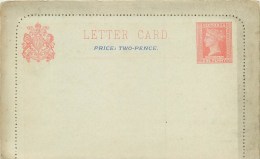 AUSTRALIE - VICTORIA -  - LETTRE CARTE ENTIER POSTAL COMPLETE - VOIR SCAN - Covers & Documents