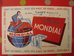 Buvard Matelas Mondial. Vers 1950 - M