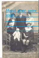 Cpp Portrait De Famille PERROT Barre St Saint Aubard 3 Avril 1920 ? ( 3 Femmes Un Homme Enfant Bébé ) - Généalogie