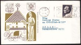 Yugoslavia 1970, Illustrated Cover "Zagreb"  W./postmark "Zagreb", Ref.bbzg - Lettres & Documents