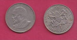 KENYA, 1968,  1 Shilling, VF, KM 5,  C2861 - Kenya