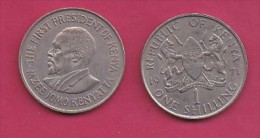 KENYA, 1971,  1 Shilling, VF, KM 14,  C2863 - Kenya
