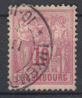 LUXEMBURG - Michel - 1882 - Nr 49 D - Gest/Obl/Us - 1882 Allégorie