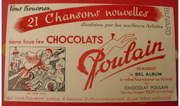 Buvard Chocolat Poulain. Album D'images. Vers 1950 - Kakao & Schokolade