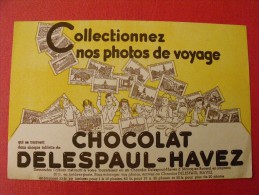 Buvard Chocolat Delespaul-havez. Album D'images Photos. Vers 1950 - Chocolat