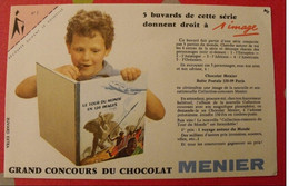 Buvard Chocolat Menier. Album Images. Tour Du Monde En 120 Images. Vers 1950 - Kakao & Schokolade